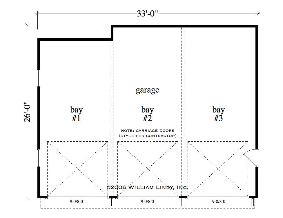 Blackstone 3 Car Garage