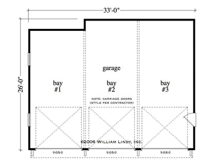 Blackstone 3 Car Garage