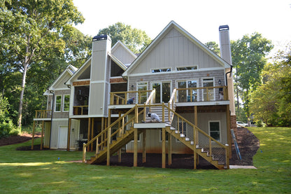 Huntersville Rear Elevation Photo master down house plan